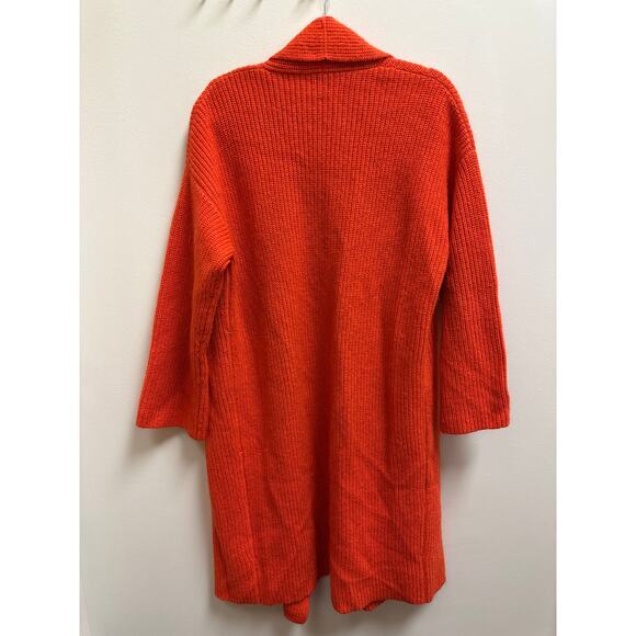 Women’s Demylee™ X J.Crew wool blend cardigan in Orange Size Small - Picture 4 of 6